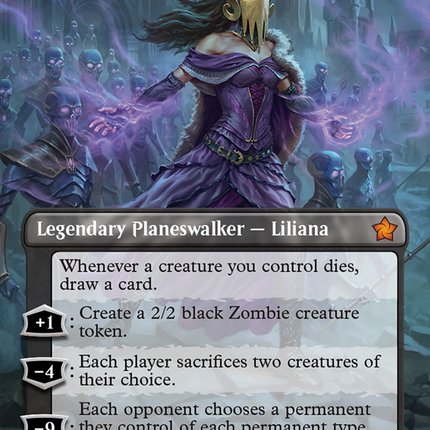 Liliana, Dreadhorde General (Borderless) [Foundations]