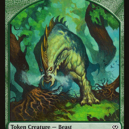 Beast (005) // Soldier Double-Sided Token [Archenemy: Nicol Bolas Tokens]
