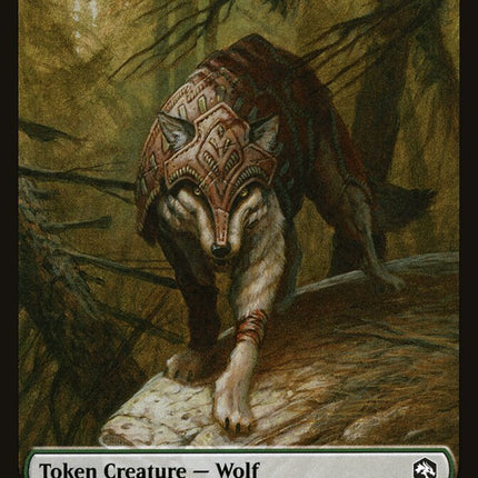 Wolf // Vecna Double-Sided Token [Dungeons & Dragons: Adventures in the Forgotten Realms Tokens]