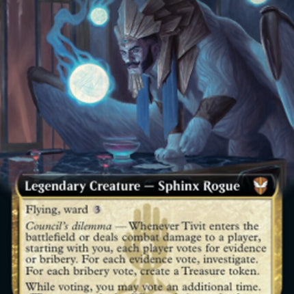 Tivit, Seller of Secrets (Extended Art) [Streets of New Capenna Commander]