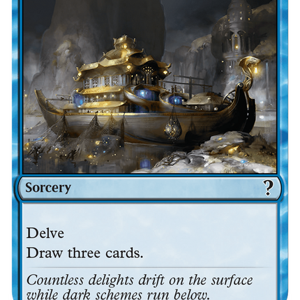 Treasure Cruise (White Border) [Mystery Booster 2]