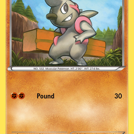Timburr (58/114) [Black & White: Base Set]