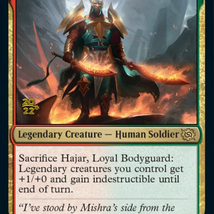 Hajar, Loyal Bodyguard [The Brothers' War Prerelease Promos]