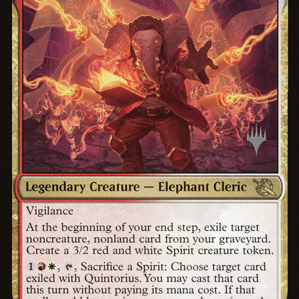 Quintorius, Loremaster (Promo Pack) [March of the Machine Promos]