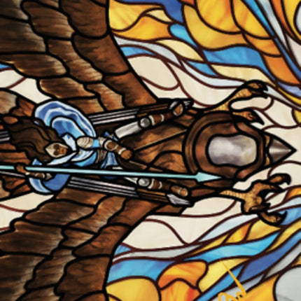Tura Kennerud, Skyknight Art Card (Gold-Stamped Signature) [Dominaria United Art Series]