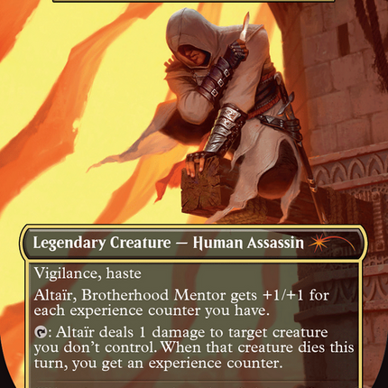 Altair, Brotherhood Mentor - Kelsien, the Plague (Rainbow Foil) [Secret Lair Drop Series]