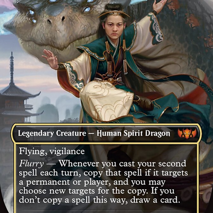 Shiko and Narset, Unified (Borderless) [Tarkir: Dragonstorm Commander]