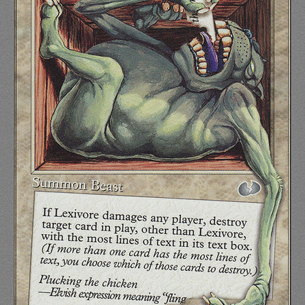 Lexivore [Unglued]