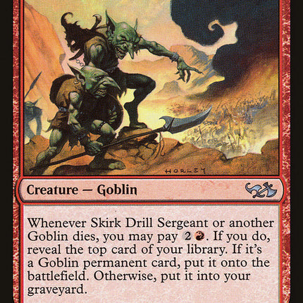 Skirk Drill Sergeant (Elves vs. Goblins) [Duel Decks Anthology]