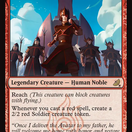 Zuko, Avatar Hunter (0287) [Avatar: The Last Airbender: Eternal-Legal]