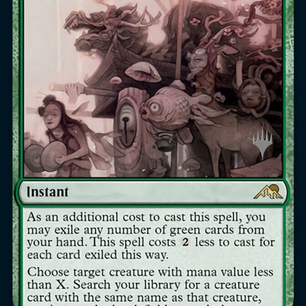 March of Burgeoning Life (Promo Pack) [Kamigawa: Neon Dynasty Promos]