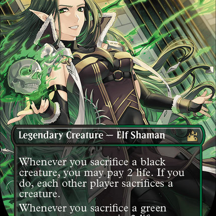 Savra, Queen of the Golgari (Anime Borderless) [Ravnica Remastered]