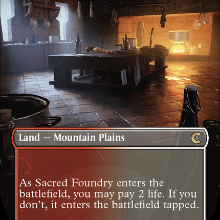Sacred Foundry (Borderless) [Ravnica: Clue Edition]