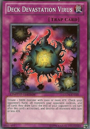 Deck Devastation Virus [GLD4-EN049] Common