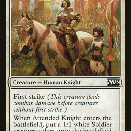 Attended Knight [Magic 2013]