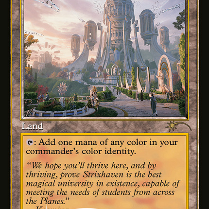 Command Tower (Strixhaven: Omens of Chaos) [Media Promos]