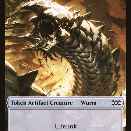 Ooze // Wurm (030) Double-Sided Token [Double Masters Tokens]
