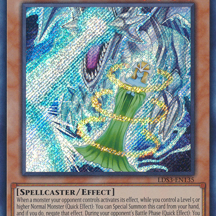 Mystical Elf White Lightning [LDS3-EN135] Secret Rare