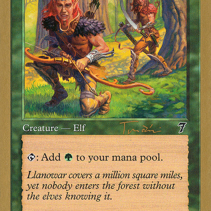 Llanowar Elves (Jan Tomcani) [World Championship Decks 2001]