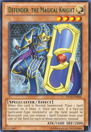 Defender, the Magical Knight (Green) [DL14-EN006] Rare