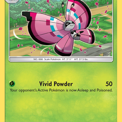 Vivillon (8/131) [Sun & Moon: Forbidden Light]