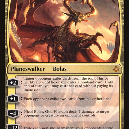 Nicol Bolas, God-Pharaoh (Promo Pack) [Hour of Devastation Promos]