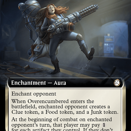 Overencumbered (Extended Art) (Surge Foil) [Fallout]