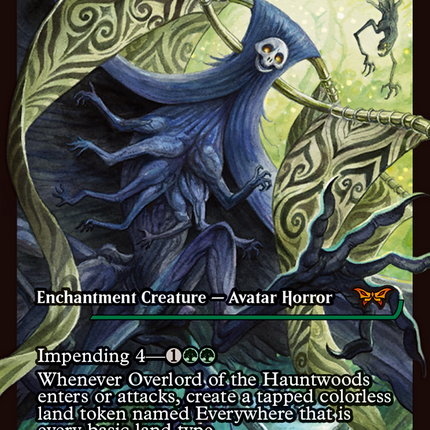 Overlord of the Hauntwoods (Japan Showcase) [Duskmourn: House of Horror]