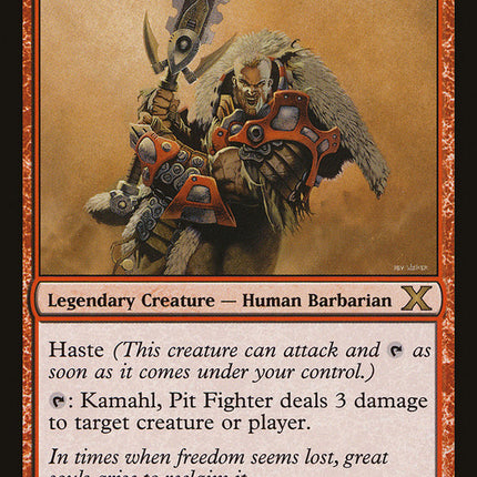 Kamahl, Pit Fighter [Tenth Edition]