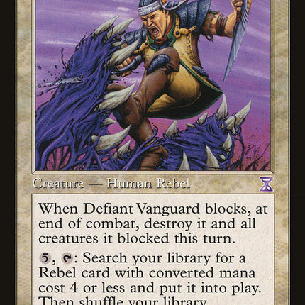 Defiant Vanguard [Time Spiral Timeshifted]
