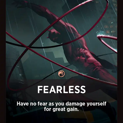 Fearless Theme Card [Marvel Super Heroes Commander]