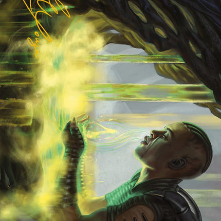 Necrogen Communion Art Card (Gold-Stamped Signature) [Phyrexia: All Will Be One Art Series]