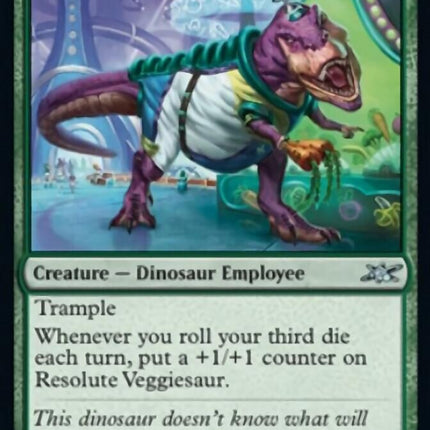 Resolute Veggiesaur (Galaxy Foil) [Unfinity]