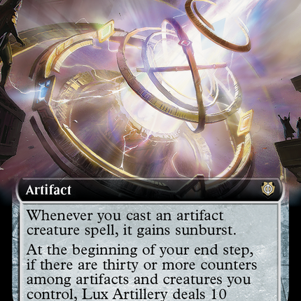 Lux Artillery (Extended Art) [Phyrexia: All Will Be One Commander]
