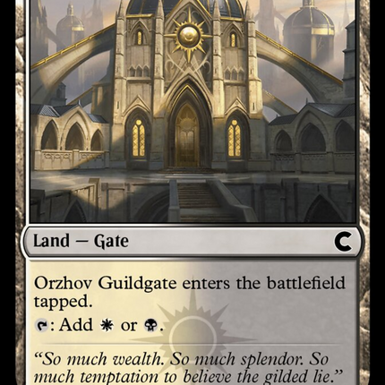 Orzhov Guildgate [Ravnica: Clue Edition]
