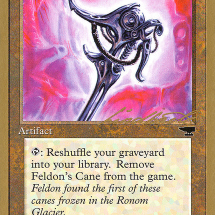 Feldon's Cane (Leon Lindback) (SB) [Pro Tour Collector Set]