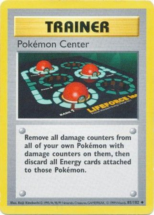 Pokemon Center (85/102) [Base Set Shadowless Unlimited]