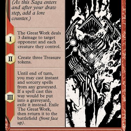 Urabrask // The Great Work (Showcase Planar Booster Fun) [March of the Machine]