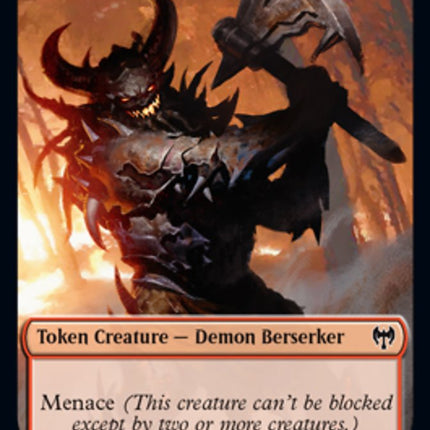 Demon Berserker Token [Kaldheim Tokens]