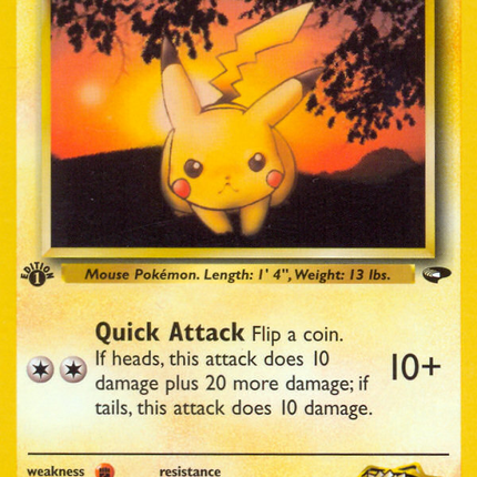 Lt. Surge's Pikachu (84/132) [Gym Challenge 1st Edition]