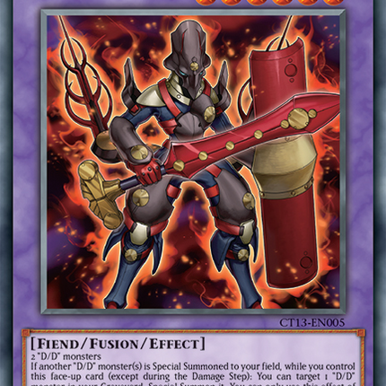 D/D/D Flame King Genghis [CT13-EN005] Super Rare