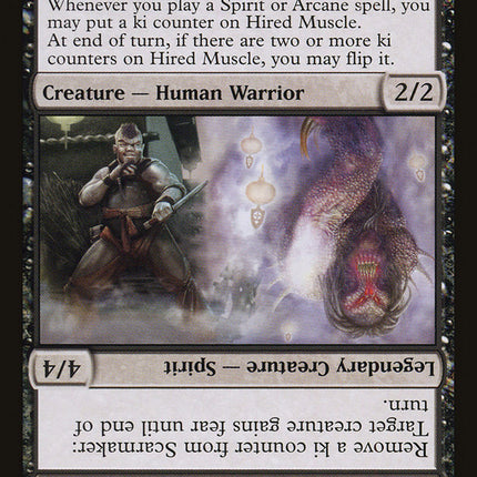 Hired Muscle // Scarmaker [Betrayers of Kamigawa]