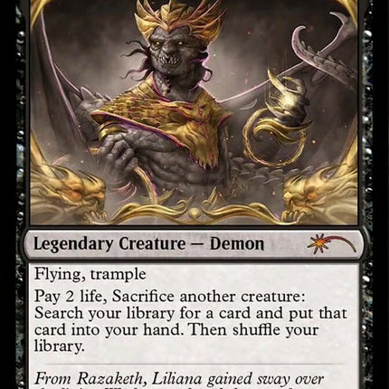Razaketh, the Foulblooded (Foil Etched) [Secret Lair Drop Series]