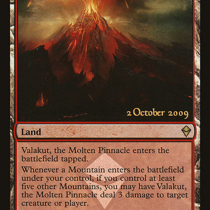 Valakut, the Molten Pinnacle [Zendikar Prerelease Promos]