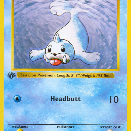 Seel (41/102) (Shadowless) [Base Set 1st Edition]
