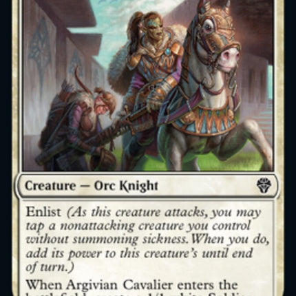 Argivian Cavalier [Dominaria United]