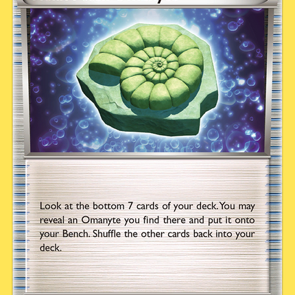 Helix Fossil Omanyte (102/124) [XY: Fates Collide]