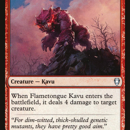 Flametongue Kavu [Commander Anthology Volume II]