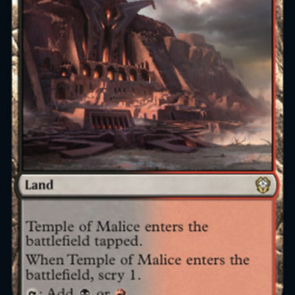 Temple of Malice [Dominaria United Commander]