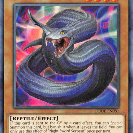 Night Sword Serpent [BODE-EN081] Common